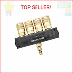 Interstate Pneumatics Fpm44sr-kh4b Aluminum Rectangular Manifold With Four 1/4 I. Fixed Price $56.02.