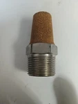1pc 1" Npt Pneumatic Cone Muffler Sintered Bronze Brass Mettleair Bsl-n08. Fixed Price $22.00.