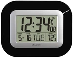 Wt-8005u-b La Crosse Technology Atomic Digital Wall Clock In Temperature & Date. Fixed Price $24.95.