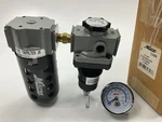 Milton 1106 Deluxe Polycarbonate Fr Duo 1/4" Npt Air Regulator & Filter Combo. Fixed Price $134.95.