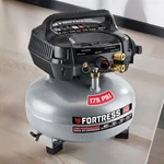 6 Gallon 175 Psi High Performance Oil Free Pancake Jobsite Air Compressor Tool. Fixed Price $208.95.