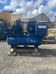 Quincy Qr-30 Duplex Reciprocating Air Compressor With 80 Gallon Tank. Fixed Price $6975.00.
