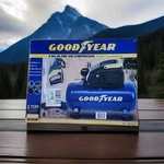 Goodyear 3 Gallon Horizontal Air Compressor, 135 Max Psi. - Taw-0512 Sealed. Fixed Price $75.00.