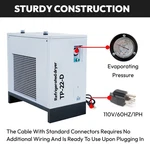 125 Cfm Refrigerated Compressed Air Dryer, 30hp & 40hp Compressors, 110v 1 Phase. Fixed Price $1390.00.