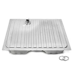 60-65 Ford Falcon Fuel Gas Tank, 16 Gallon Galvanized Steel W/ Drain Plug. Fixed Price $148.30.