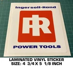 Ingersoll Rand Power Tools Vinyl Decal Sticker - Vintage Nascar Drag Racing. Fixed Price $10.11.