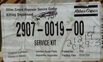 Atlas Copco 2907-0019-00 Service Kit For Unloading Valve. Fixed Price $219.68.