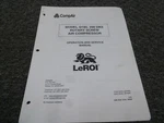 Compair Leroi Q185 Q200dke Air Compressor Owner Operator & Service Repair Manual. Fixed Price $77.76.