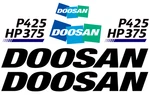 For Doosan Air Compressor P425/hp375 Replacement Decal Set Free Shippingp. Fixed Price $98.00.