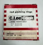 Cook 200442lhu Rod Ring Bd 2.000 (set Of 2 Rings). Fixed Price $23.79.
