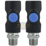 2 Prevost Safety Air Plug 1/4" Couplers Isi061252 3/8" Male Npt Inlet Prevo S1. Fixed Price $62.95.