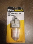 Central Pneumatic 3/8 Oil Fog Lubricator New Sealed D1.1.. Fixed Price $19.87.