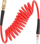 1/4-inch X 10ft Polyurethane Recoil Air Hose With Fittings Compressor. Fixed Price $23.01.