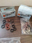 2 Boxes Comet 5019003500 Pump Piston Packing Water Seal Kit For Lwd & Lwdk. Fixed Price $65.00.