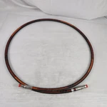 10' Eaton Aeroquip Fc254-08 Hydraulic Hose W/fittings 7700 Psi Id 1/2" Od .98". Fixed Price $99.99.