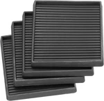 Uxcell Furniture Pads, 4pcs 4'' X - Square Rubber 4'', Black. Fixed Price $37.65.