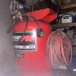 Husky Pro Cast Iron Air Compressor 10.3 Scfm 135 Psi, 60 Gallons, 5,000 Hours. Fixed Price $600.00.