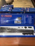 Atlas 6022 O 3-rail Nickel Silver #7.5 Right Hand High Speed Switch Turnout. Fixed Price $115.00.