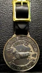 Dearing Air Compressor & Pump Company 4 Four Leg Deer Watch Fob Advertising Maco. Fixed Price $32.00.