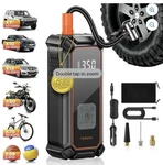 Cordless Portable Tire Inflator - 160 Psi Digital Pressure Gauge, Air Compressor. Fixed Price $25.00.