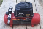 Husky H2g3tk, 2 Gal 100 Psi Air Compressor Portable, Hot Dog Style, Pre-owned. Fixed Price $55.00.
