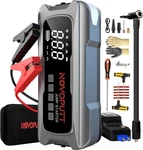 6000a Jump Starter W/air Compressor Pd65w 150psi Booster 10l Diesel Led. Fixed Price $105.99.