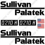 Fits Sullivan Palatek D210h Decal Kit Air Compressor Decals - 3m Vinyl!. Fixed Price $89.95.