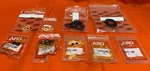 Aro Ingersoll Rand O-rings Assorted Sizes Black/white (lot Of 49). Fixed Price $25.00.
