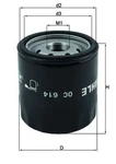 Mahle Oc 614 Oil Filter For Alfa Romeo, Buick, Buick (sgm), Cadillac Chevrolet. Fixed Price $14.49.