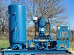 1 Used Quincy Qdd25wlvd Compressor W/ Crnc6406 Steel Tank & Coltec Dual Control. Fixed Price $5999.99.