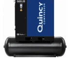 2024 New Quincy Qgs-25 Rotary Screw Air Compressor 25 Hp With 120 Gallon Tank. Fixed Price $17995.00.