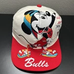 Custom Chicago Bulls Air Mickey Big Logo Korea Wool Nba Snapback Hat Cap Rare. Fixed Price $175.00.