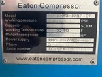 Eaton Screw Type Air Compressor 42 Scfm 120 - 145 Psi. 10hp 3ph. Hankison Dryer. Fixed Price $999.00.