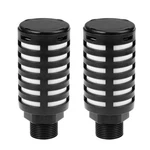 Plastic Pneumatic Muffler Air Line Exhaust 3/4 Pt Black 2pcs.. Fixed Price $14.40.