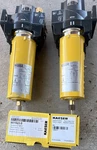 Kaeser 3 Micron Compressed Air Filter Assembly Manual Drain Metal Bowl. Fixed Price $600.00.
