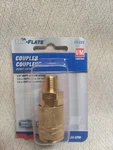 Plews Tru-flate 13-225 Air Line 1/4" Male Coupler Hose Fitting Brass Mnpt. Fixed Price $10.00.