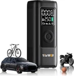 Warwolf 160psi Tire Inflator Portable Air Compressor - 48lpm Fast Black. Fixed Price $86.81.