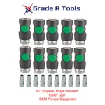 Prevost Esi 071201 Female High Flow Safety Air Coupler (10). Fixed Price $219.60.